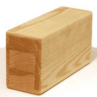 wooden yoga brick