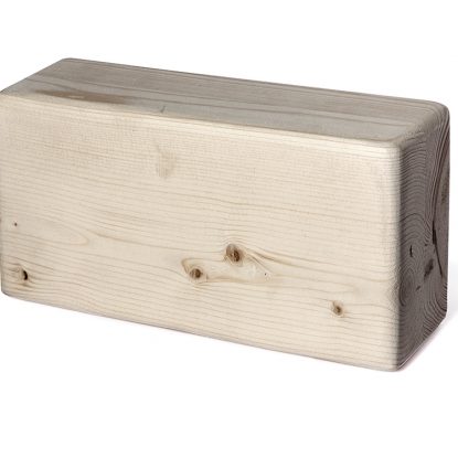 Luxury polished pine yoga brick