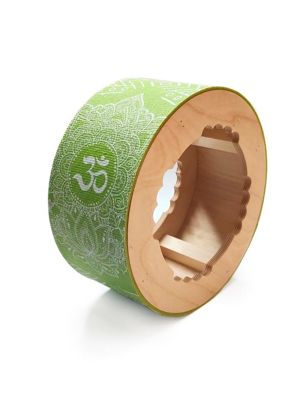 Dream Om Green Yoga Wheel